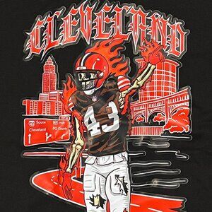 Cleveland Browns NFL graphic t shirt Mens size XXL NWOT